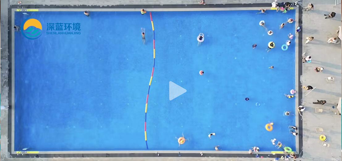 乐陵龙山公馆室外无边际泳池